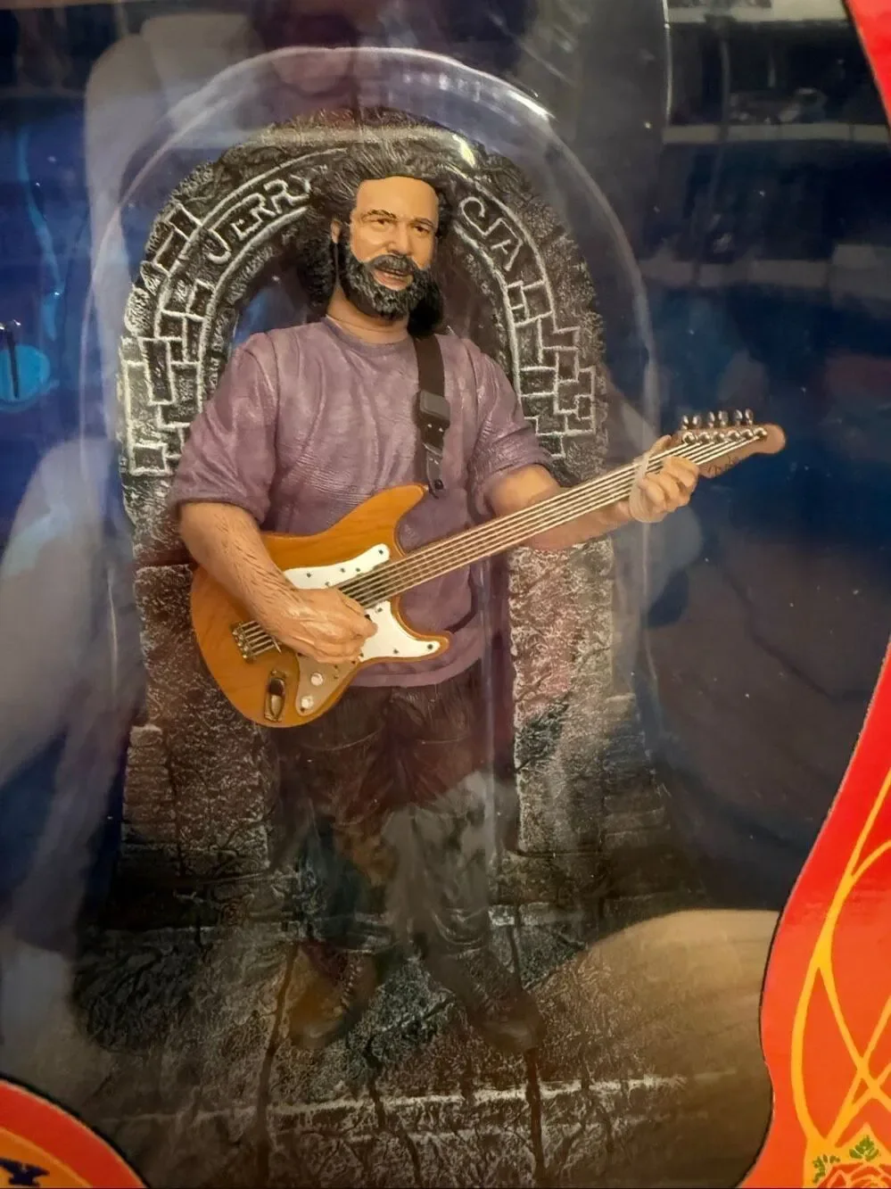 Grateful Dead Jerry Garcia Figurine Plays Jerry Guitar Riff New In Box *READ*